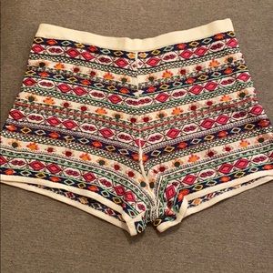 LAST CHANCE!! Colorful Beaded ZARA shorts